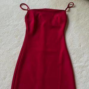 sexy bec and bridge mini dress red/ good for christmas party